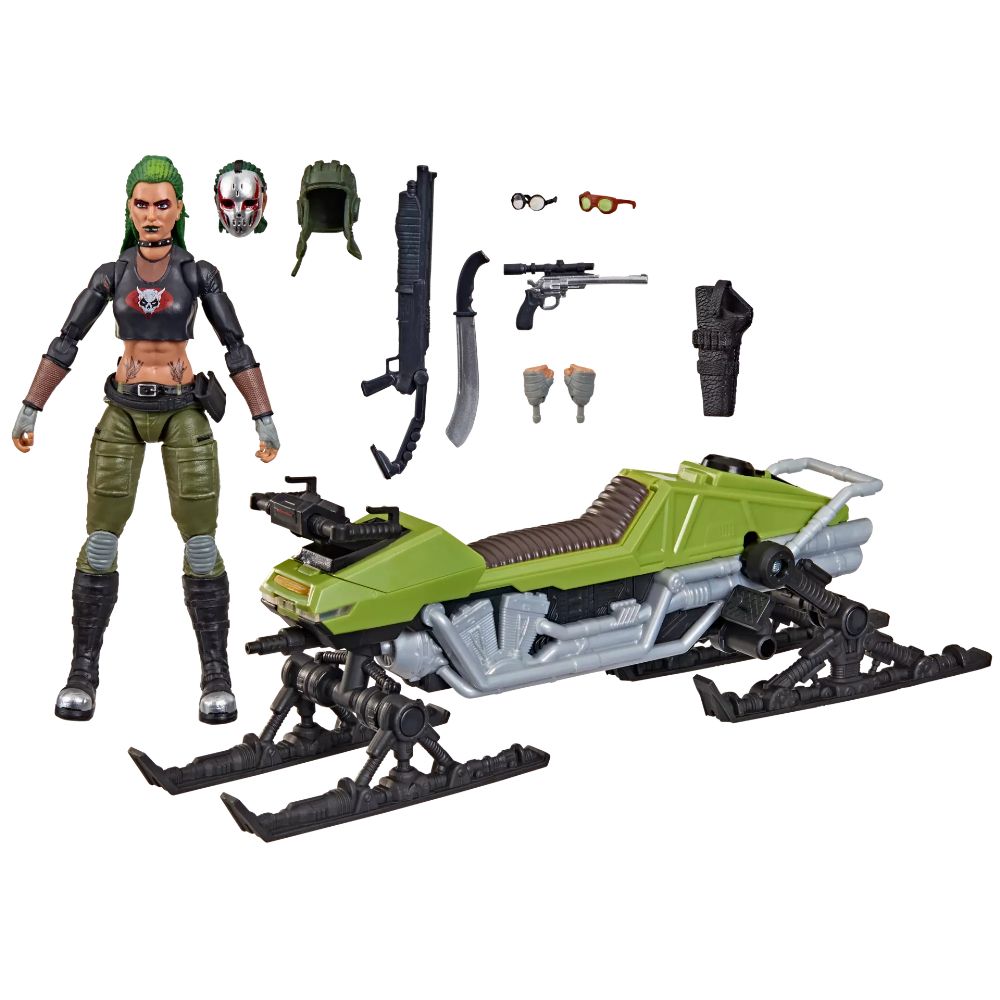 【限定】 G.I. Joe Classified Series Zanya and Dreadnok Chameleon (Swamp Skier) Vehicle(194)の画像