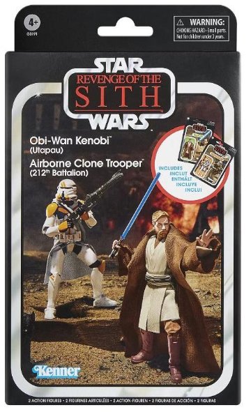 【限定】 Star Wars TVC Obi-Wan Kenobi(Utapau) & Airborne Clone Trooper(212th Battalion)の画像