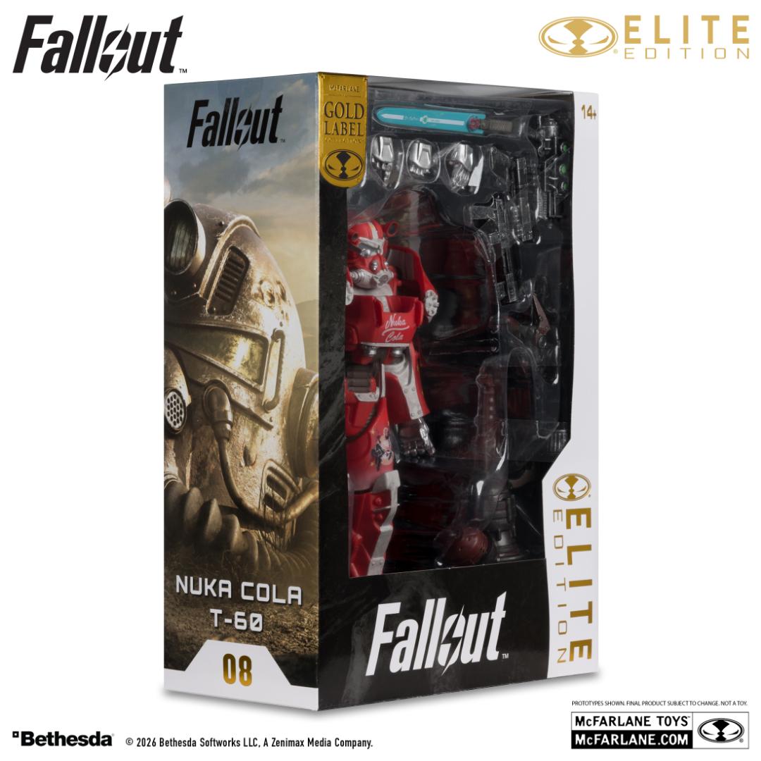 【限定】 McFarlane Elite Edition Fallout 76 Nuka Cola T-60 Gold Labelの画像