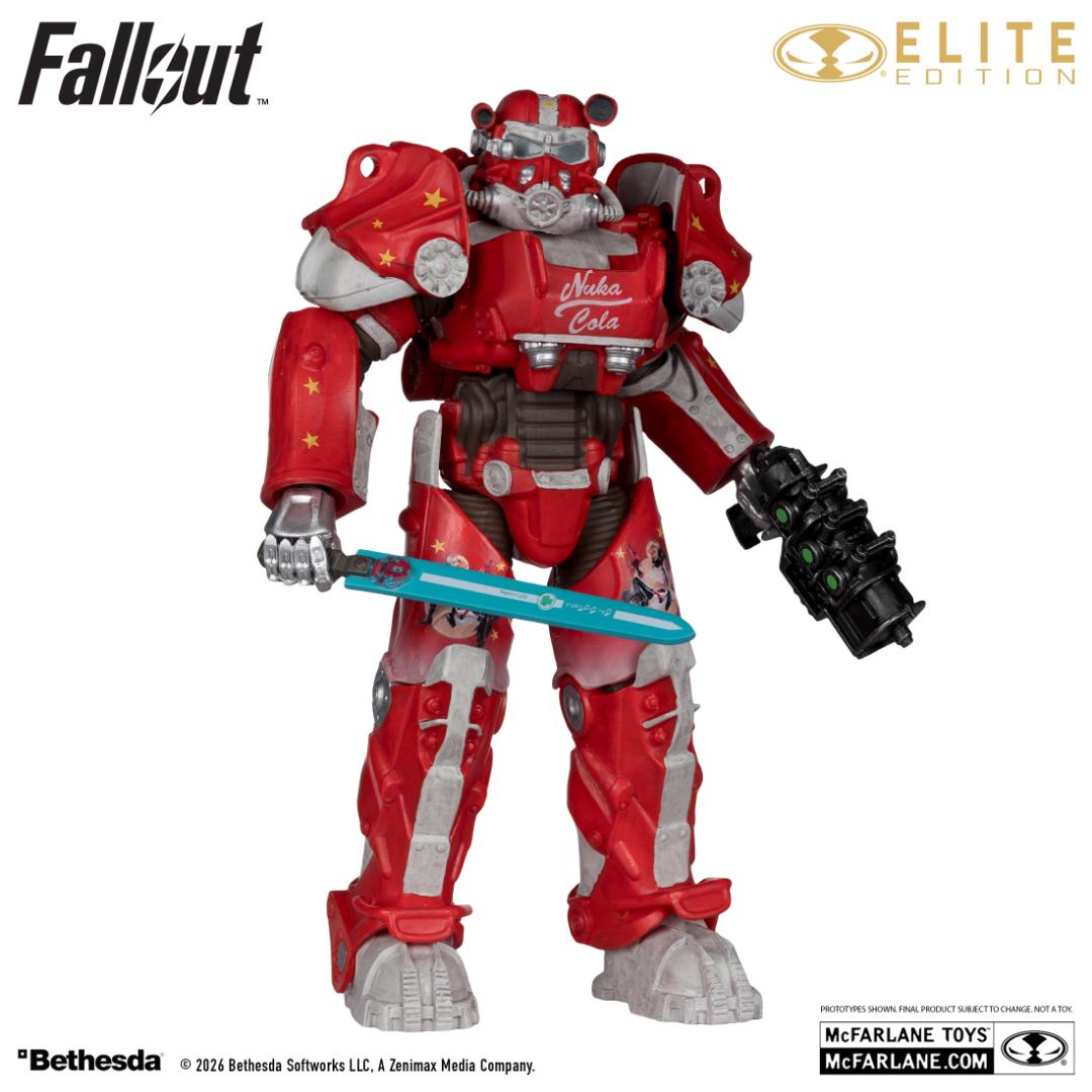 【限定】 McFarlane Elite Edition Fallout 76 Nuka Cola T-60 Gold Labelの画像