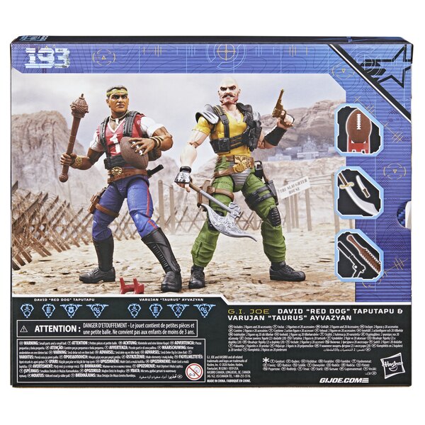 G.I. Joe Classified Series David "Red Dog" Taputapu & Varujan "Taurus" Ayvazyan(193)の画像