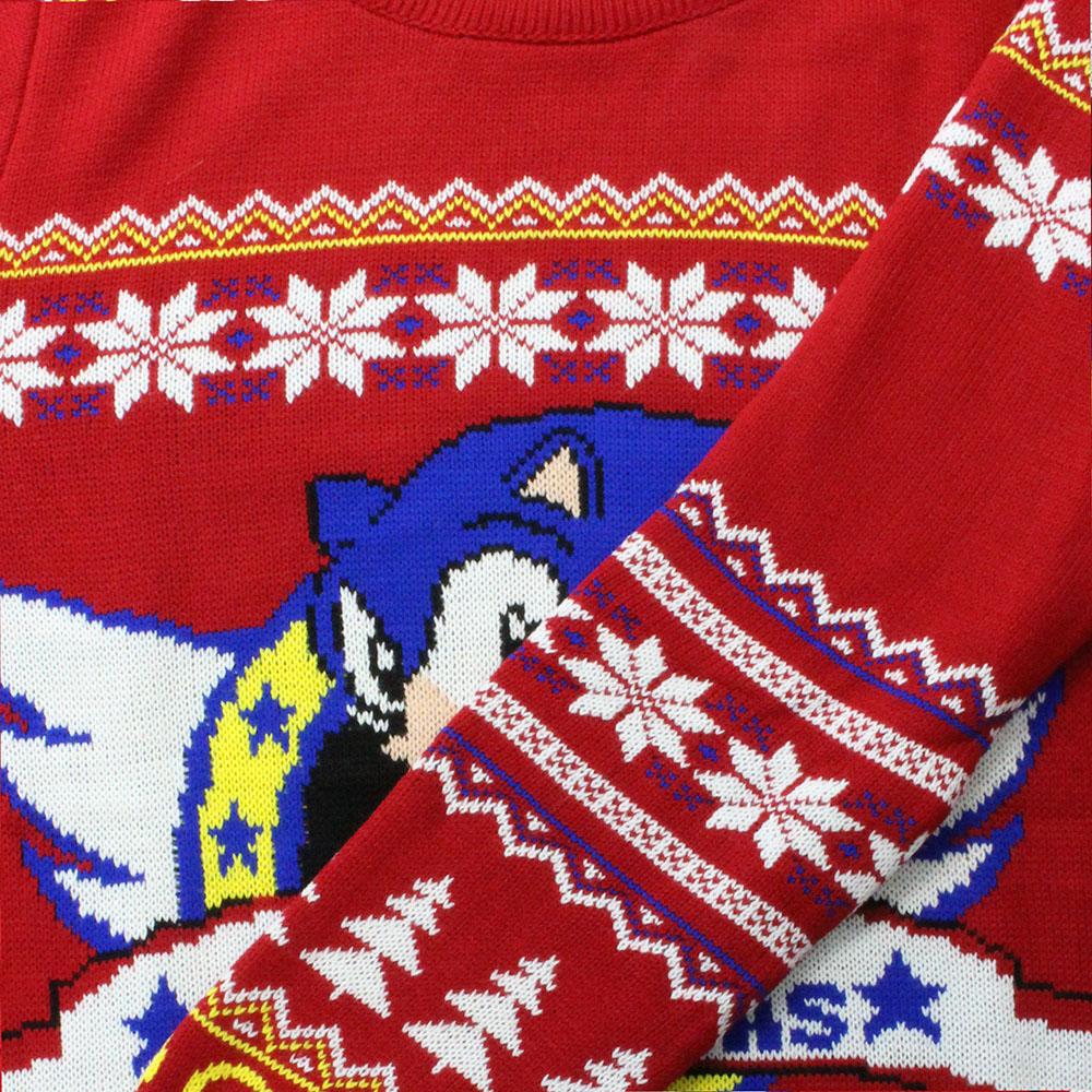 Classic Sonic the Hedgehog Ugly Sweater画像