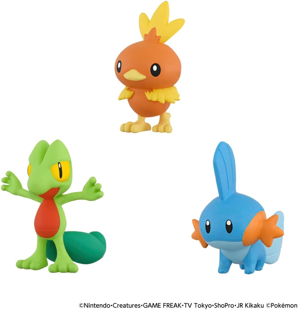 ポケットモンスター ポケモン30周年記念 モンコレ旅立ちの3匹セット ホウエン地方の画像