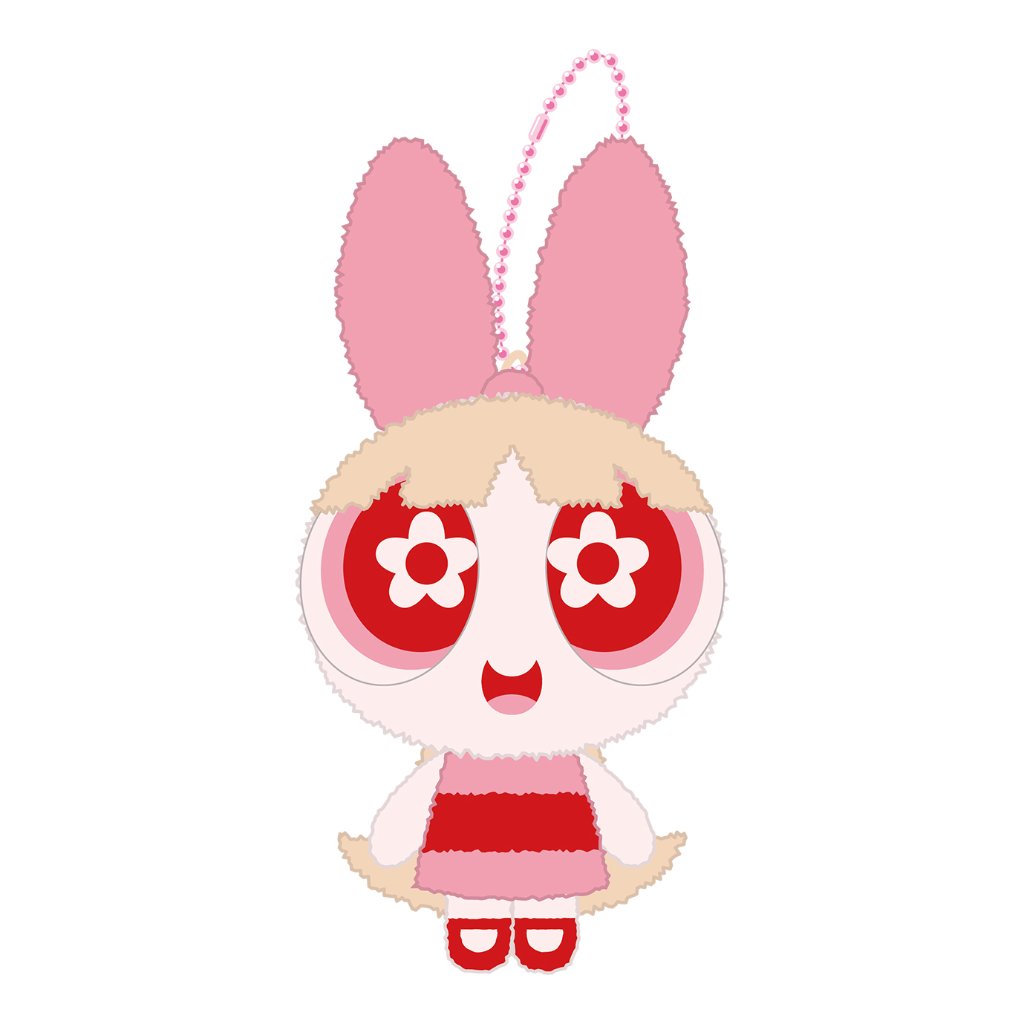 パワーパフガールズ ぬいぐるみキーホルダー ブロッサムの画像