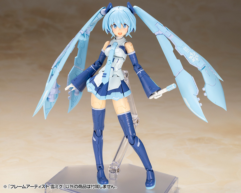 フレームアームズ フレームアーティスト 雪ミクの画像