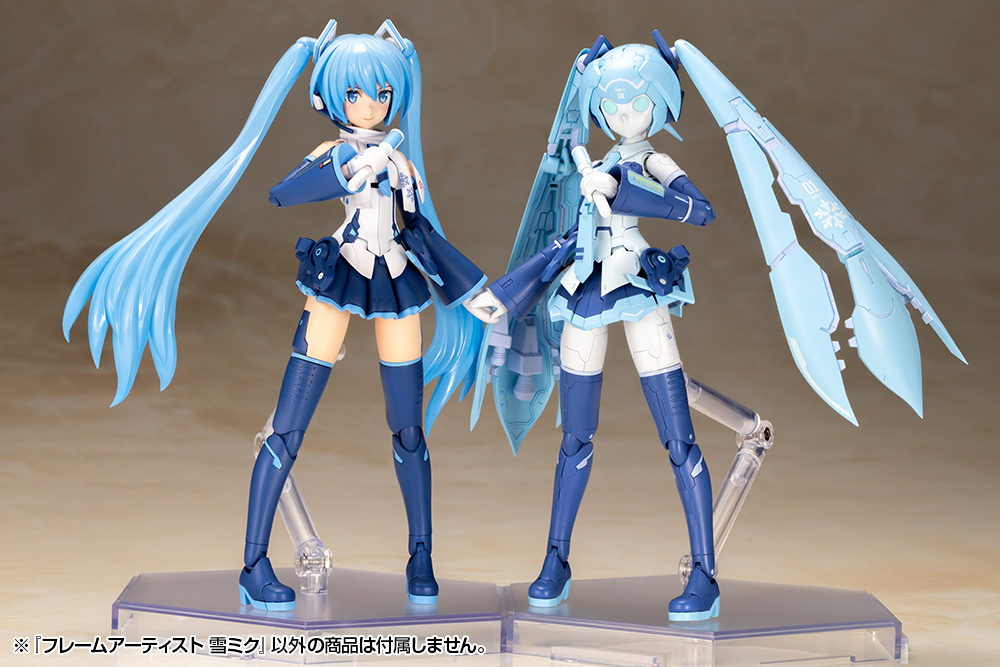 フレームアームズ フレームアーティスト 雪ミクの画像