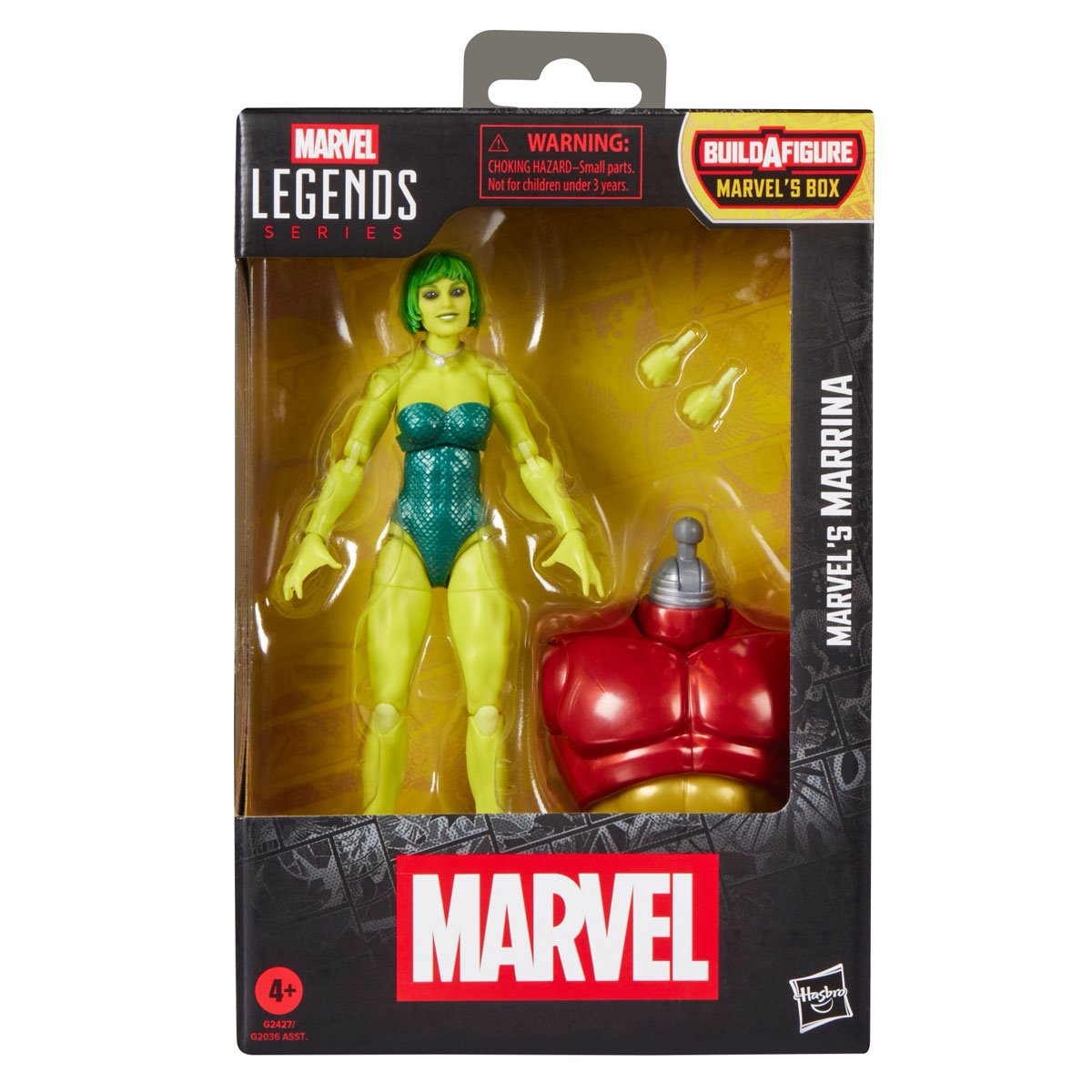 Marvel Legends BAF Marvels's Box Lady Deadpool 7点セットの画像