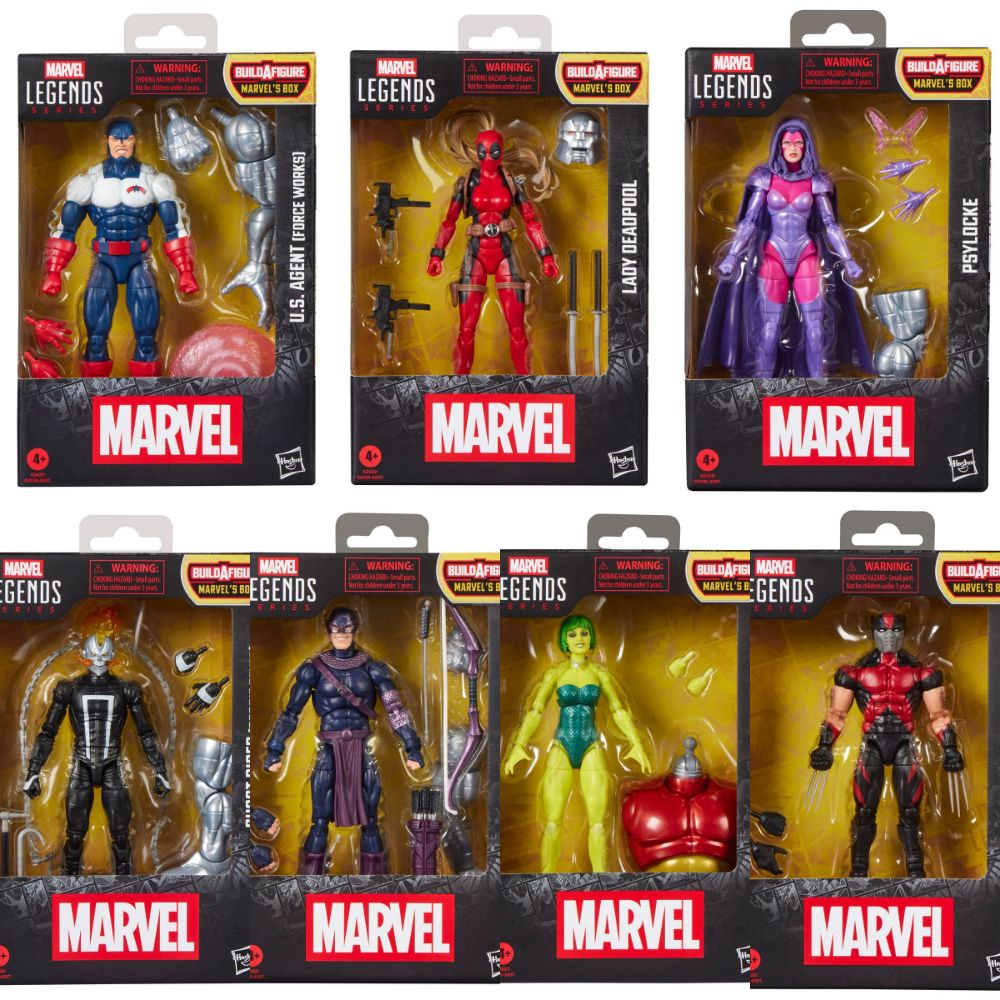 Marvel Legends BAF Marvels's Box Lady Deadpool 7点セットの画像