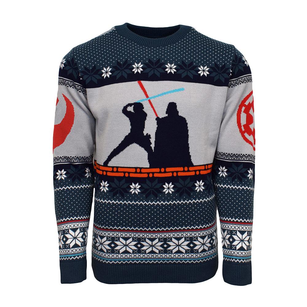 Star Wars Luke vs Darth Ugly Sweater画像