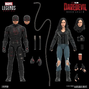 Marvel Legends Daredevil Born Again Daredevil & Jessica Jonesの画像
