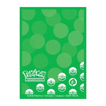 ウルトラプロ UltraPRO　ポケモンカードゲーム デッキプロテクター スリーブ くさタイプ スタンダードサイズ 66x91 65枚入の画像