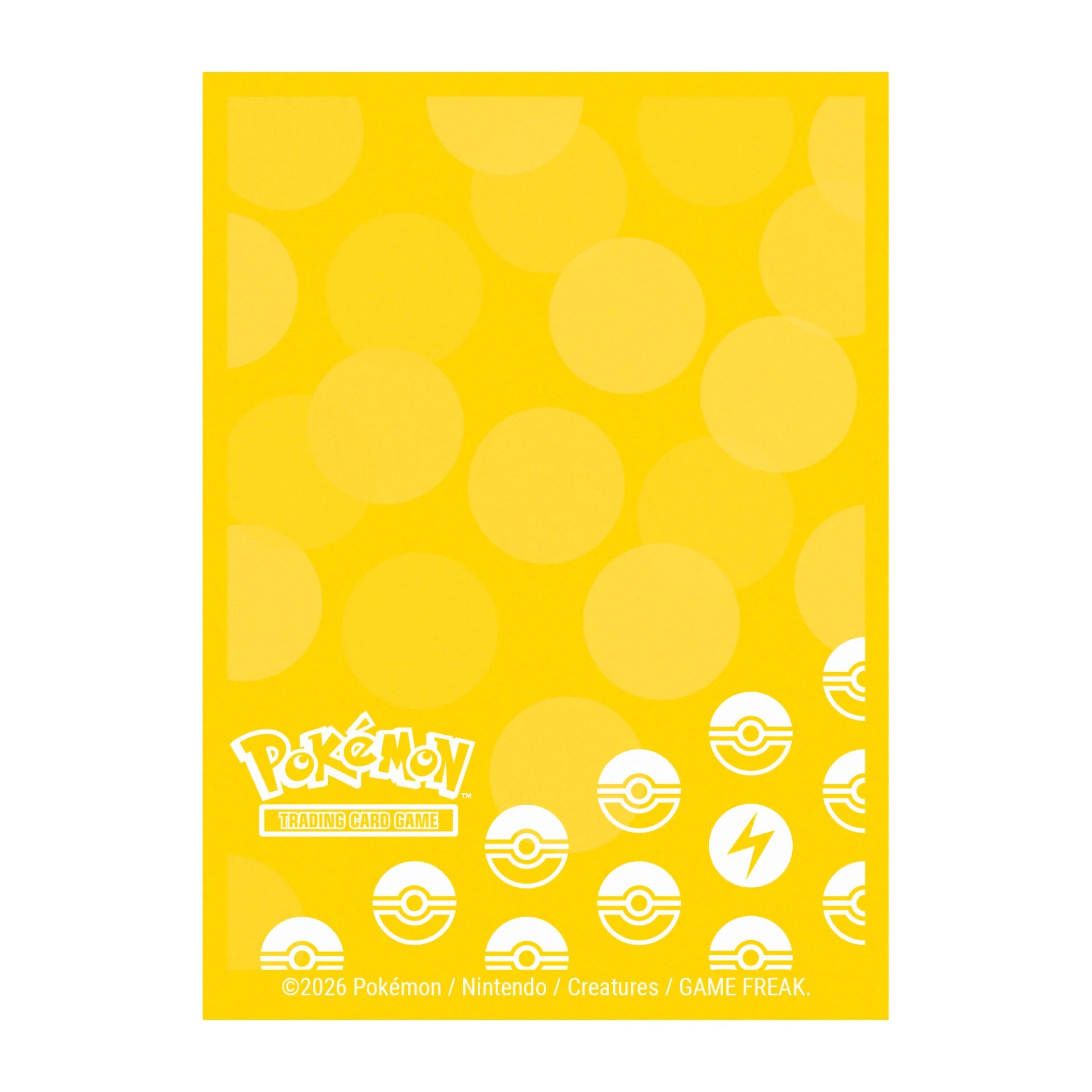 ウルトラプロ UltraPRO　ポケモンカードゲーム デッキプロテクター スリーブ でんきタイプ スタンダードサイズ 66x91 65枚入の画像