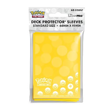 ウルトラプロ UltraPRO　ポケモンカードゲーム デッキプロテクター スリーブ でんきタイプ スタンダードサイズ 66x91 65枚入の画像
