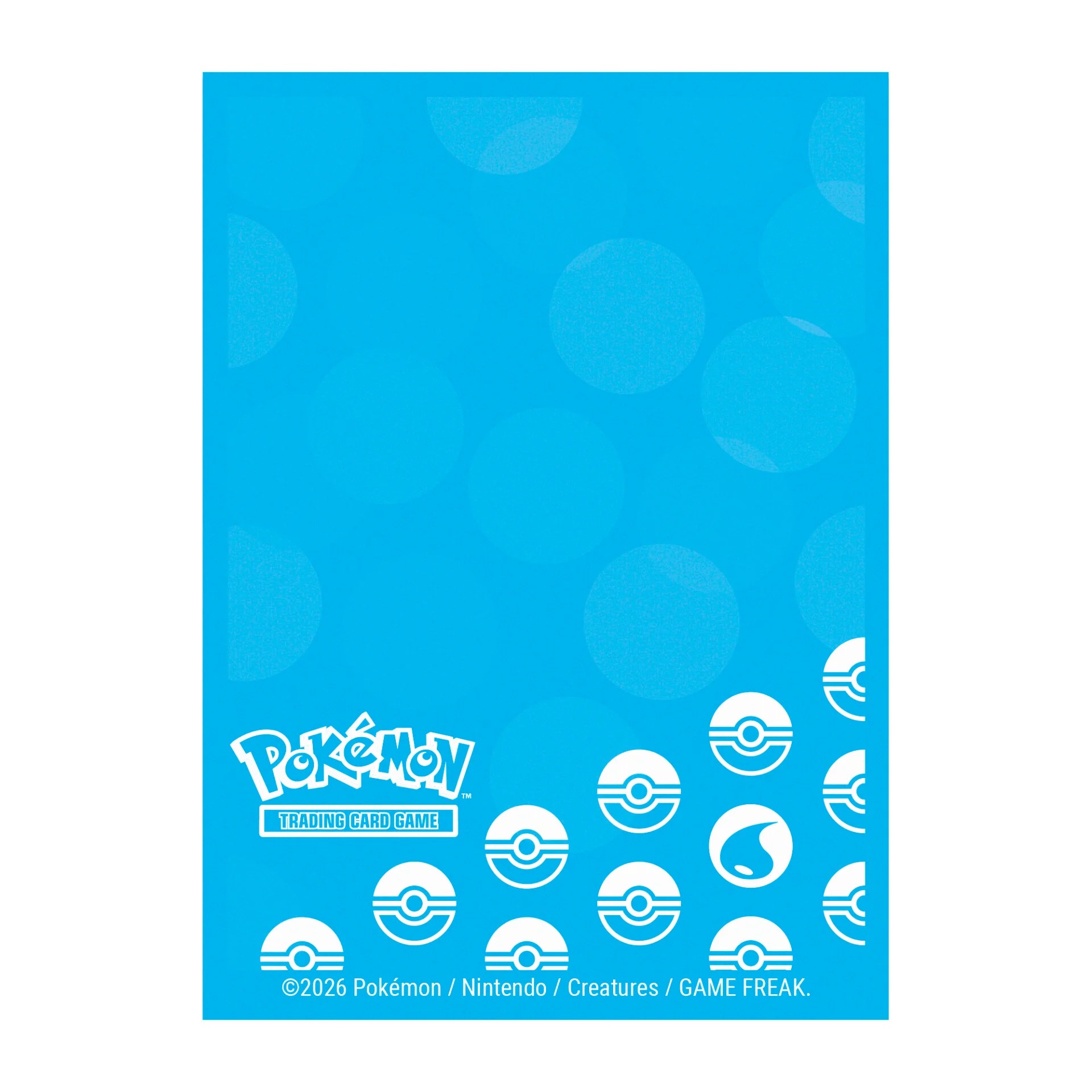 ウルトラプロ UltraPRO　ポケモンカードゲーム デッキプロテクター スリーブ みずタイプ スタンダードサイズ 66x91 65枚入の画像