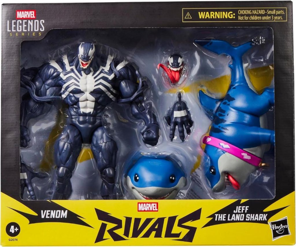 Marvel Legends Marvel Rivals Venom & Jeff the Land Sharkの画像