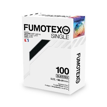 FUMOTEX SINGLE SLEEVE シングルスリーブ ブラックオブシディアン 100枚 66x91 エンボス マット ポケカOKの画像