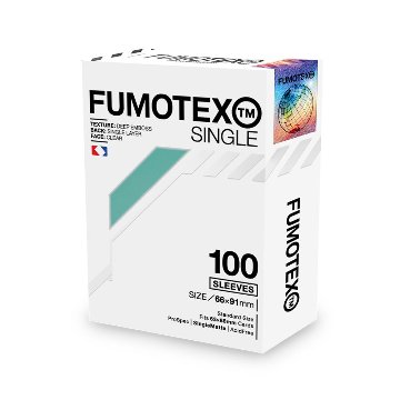 FUMOTEX SINGLE SLEEVE シングルスリーブ ミントターコイズ 100 66x91 エンボス マット ポケカOKの画像