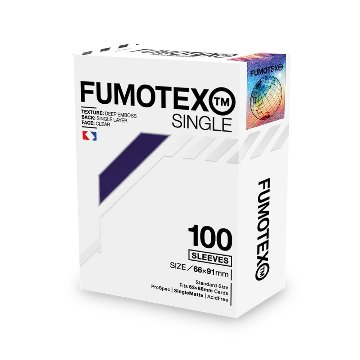 FUMOTEX SINGLE SLEEVE シングルスリーブ バイオレットアメシスト 100枚 66x91 エンボス マット ポケカOKの画像