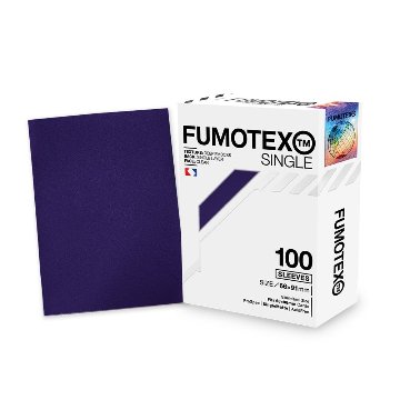 FUMOTEX SINGLE SLEEVE シングルスリーブ バイオレットアメシスト 100枚 66x91 エンボス マット ポケカOKの画像