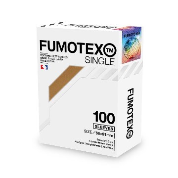 FUMOTEX SINGLE SLEEVE シングルスリーブ ゴールデンゴールド 100枚 66x91 エンボス マット ポケカOKの画像