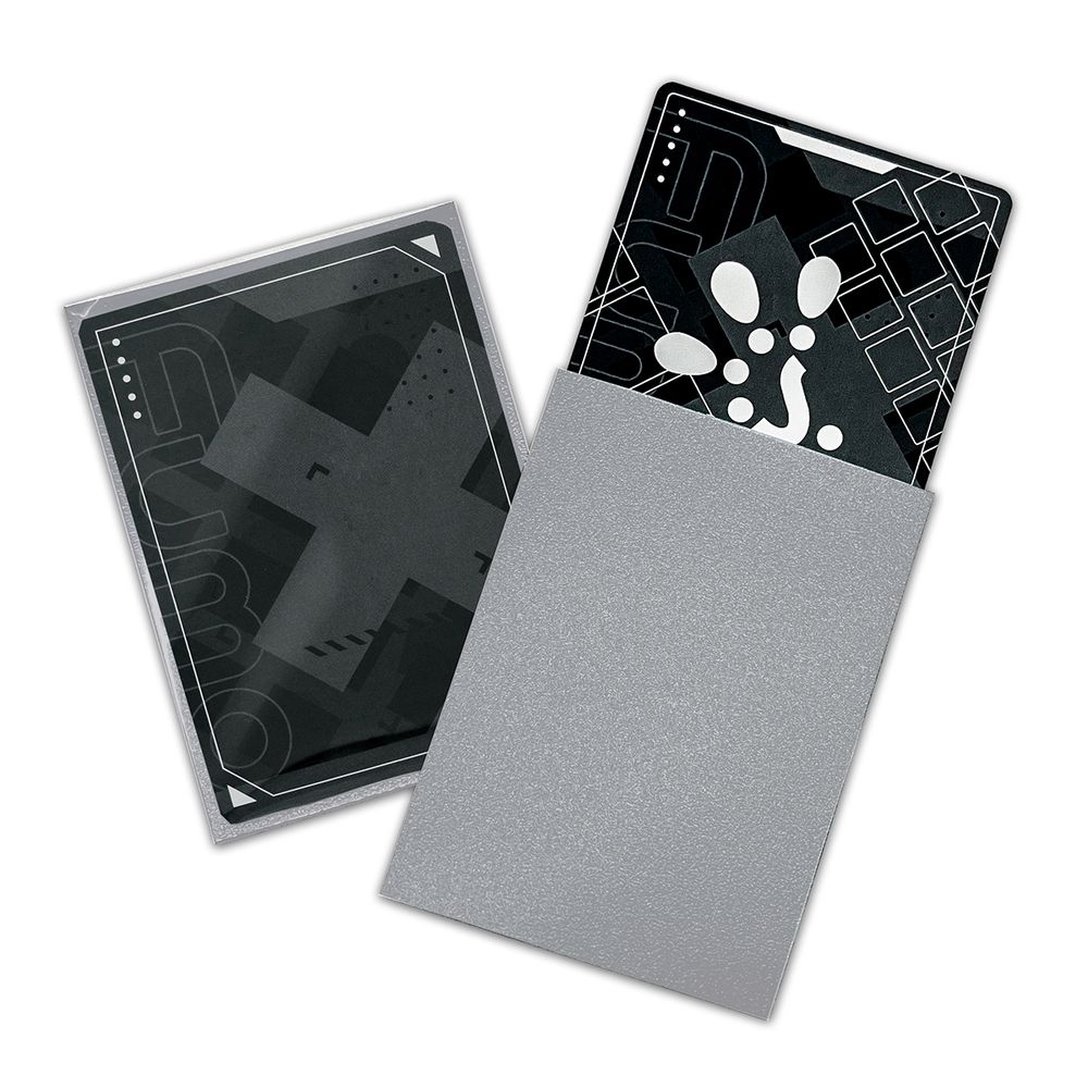 FUMOTEX SINGLE SLEEVE シングルスリーブ シルバークロム 100枚 66x91 エンボス マット ポケカOKの画像