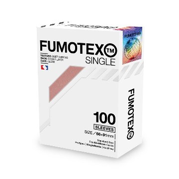 FUMOTEX SINGLE SLEEVE シングルスリーブ ピンクゴールド 100枚 66x91 エンボス マット ポケカOKの画像