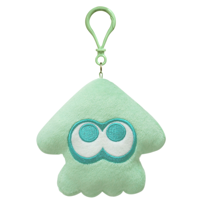 スプラトゥーン３ぬいぐるみマスコット イカ ライトブルーの画像
