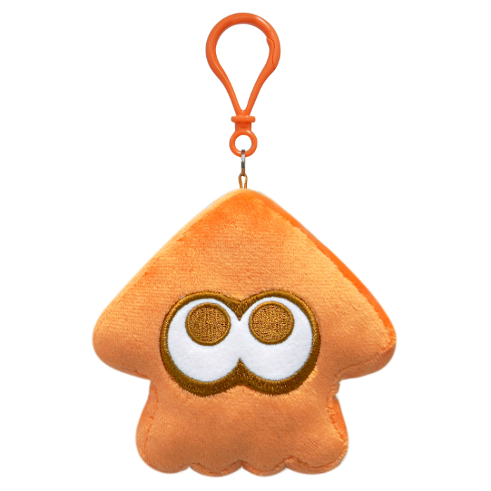 スプラトゥーン３ぬいぐるみマスコット イカ オレンジの画像
