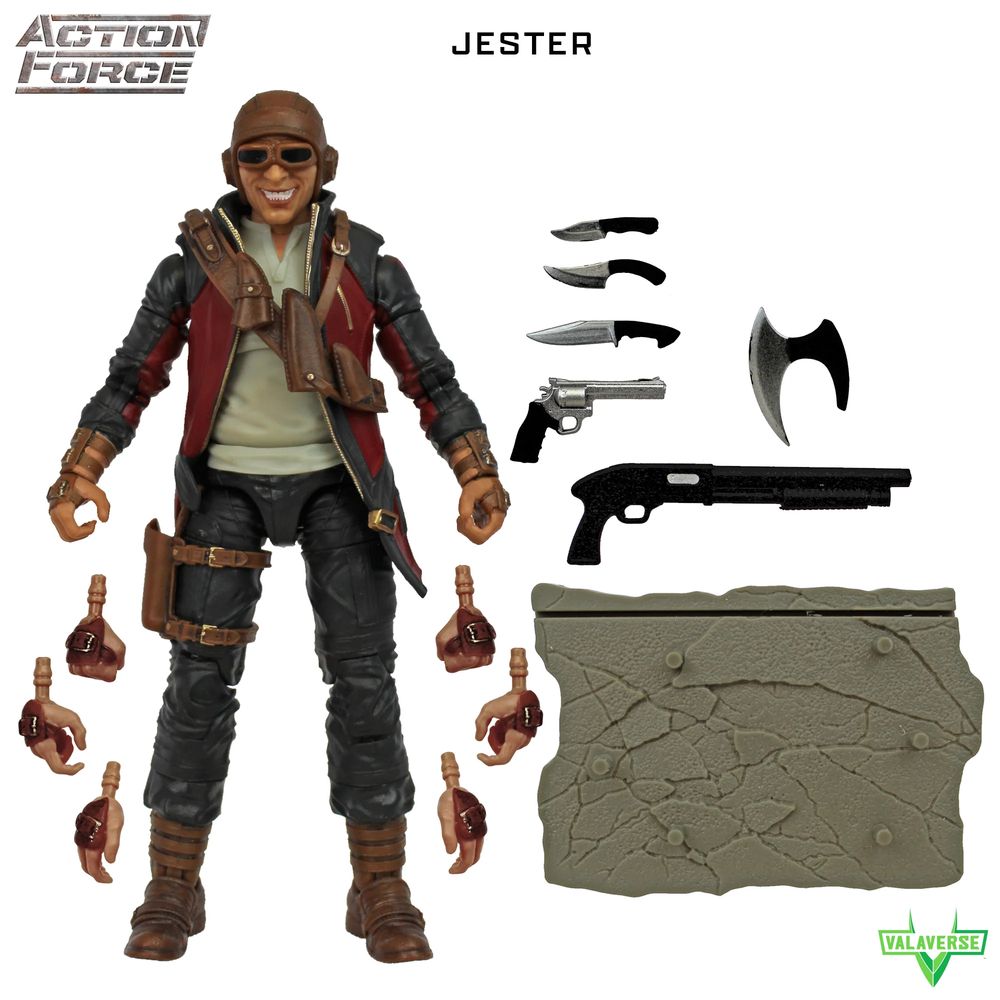 Valaverse Action Force Series 6 Jester 6-Inch Action Figureの画像
