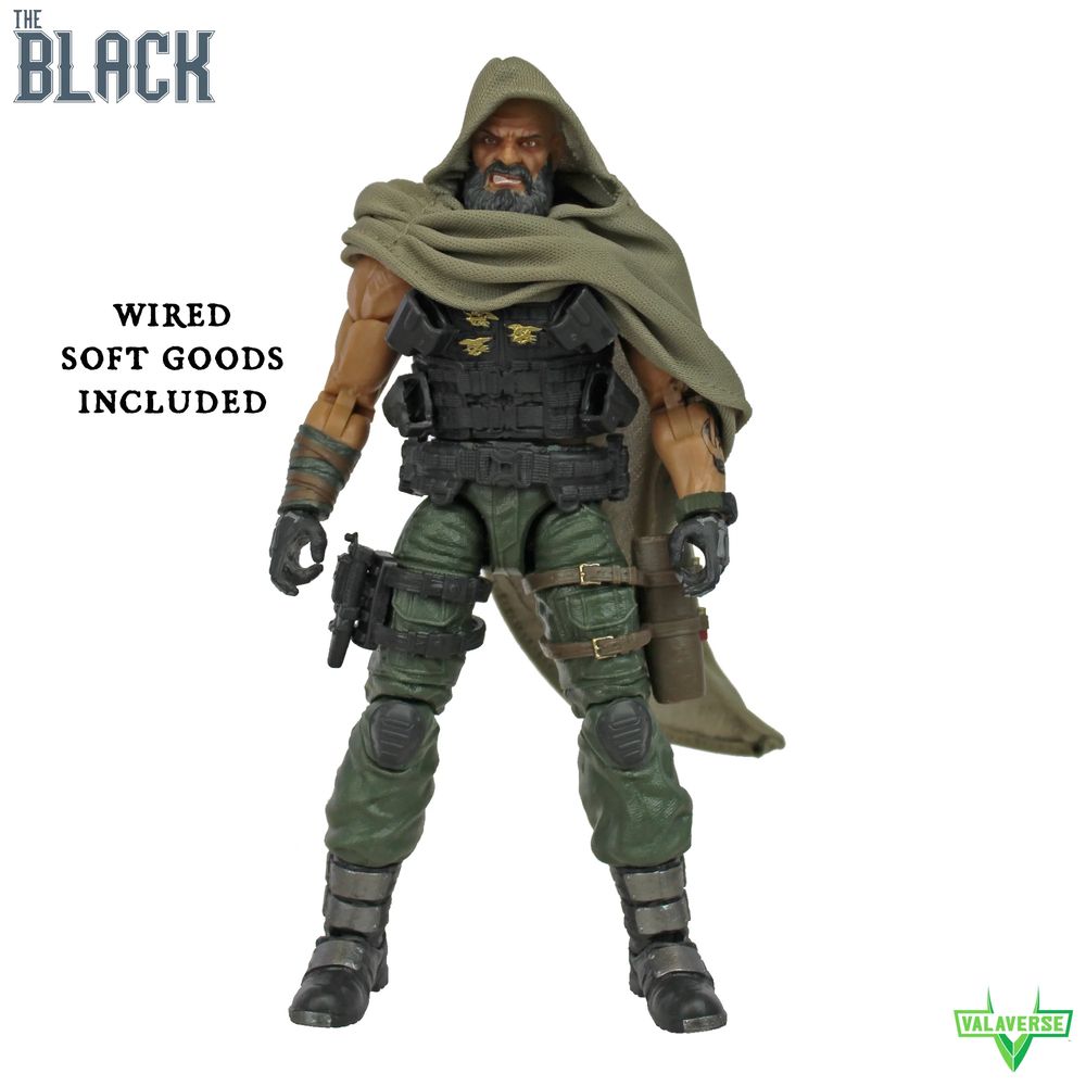 Valaverse Action Force Series The Black Blackbeard 6-Inch Action Figureの画像