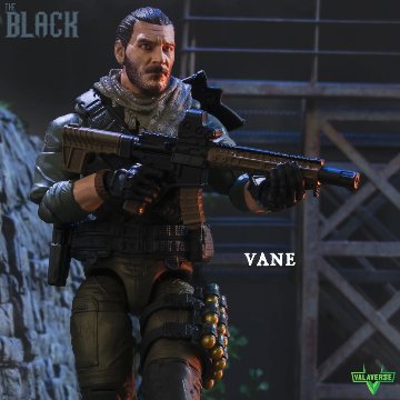 Valaverse Action Force Series The Black Vane 6-Inch Action Figureの画像