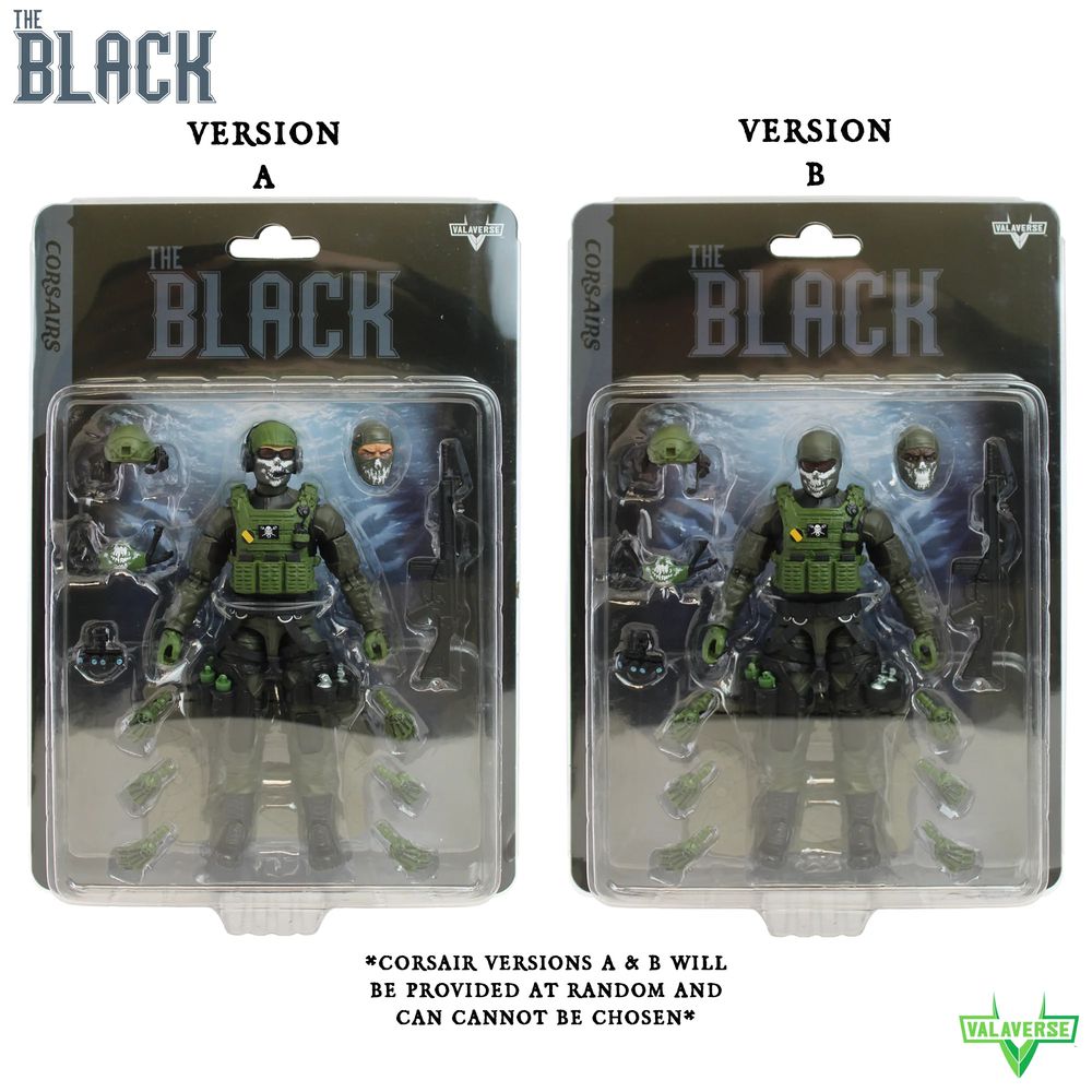Valaverse Action Force Series The Black Corsairs 6-Inch Action Figureの画像