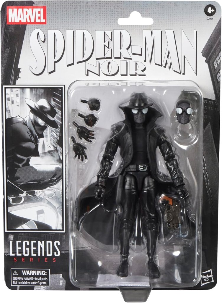 Marvel Legends Series Retro Cardback Spider-Man Noirの画像