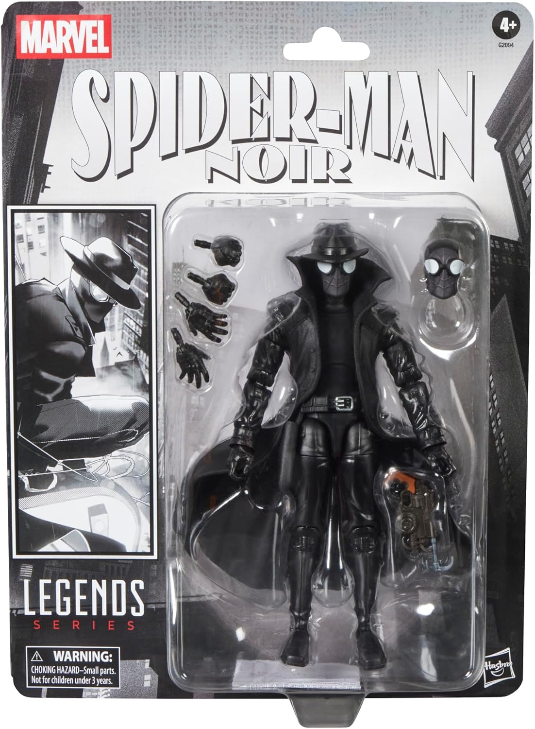 Marvel Legends Series Retro Cardback Spider-Man Noirの画像