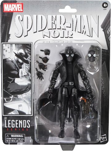 Marvel Legends Series Retro Cardback Spider-Man Noirの画像