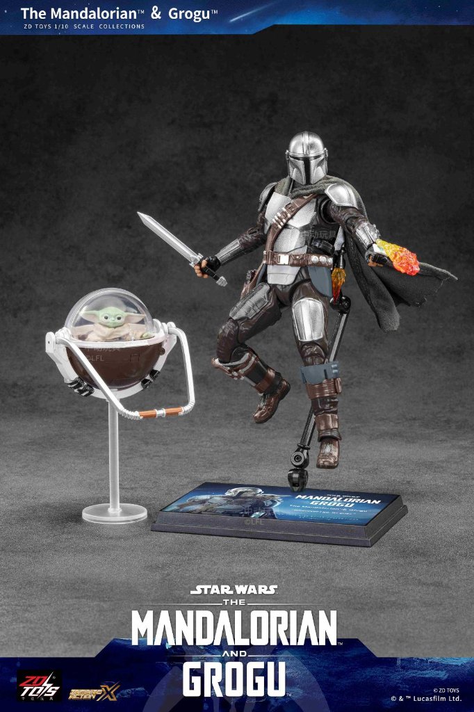 スター・ウォーズ アクションフィギュア マンダロリアン&グローグーの画像