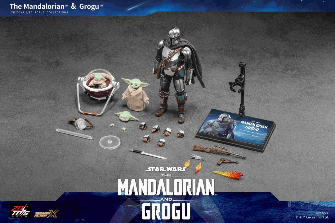 スター・ウォーズ アクションフィギュア マンダロリアン&グローグーの画像