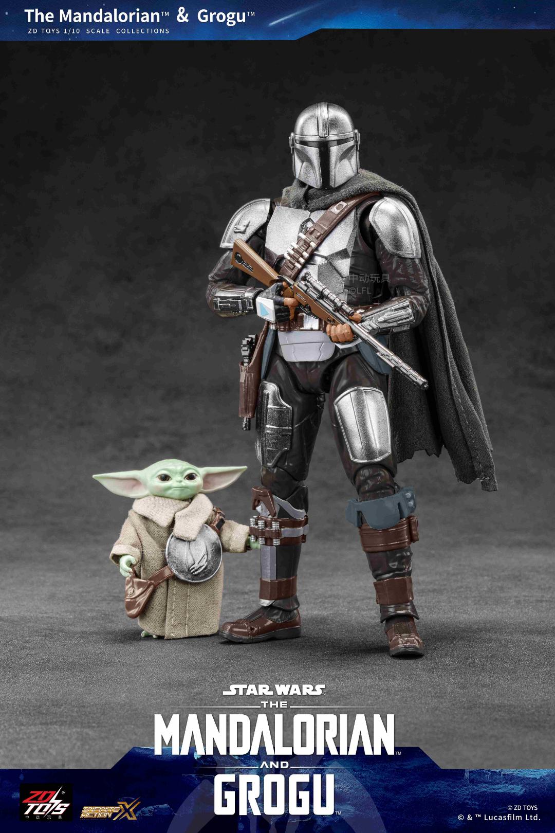 スター・ウォーズ アクションフィギュア マンダロリアン&グローグーの画像