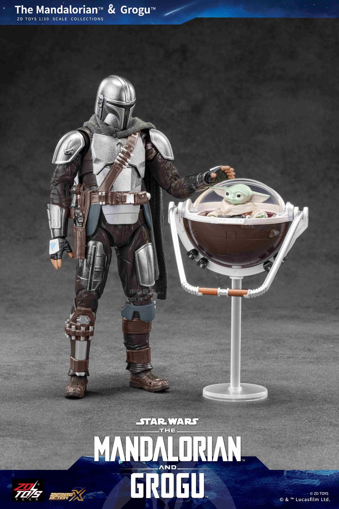 スター・ウォーズ アクションフィギュア マンダロリアン&グローグーの画像