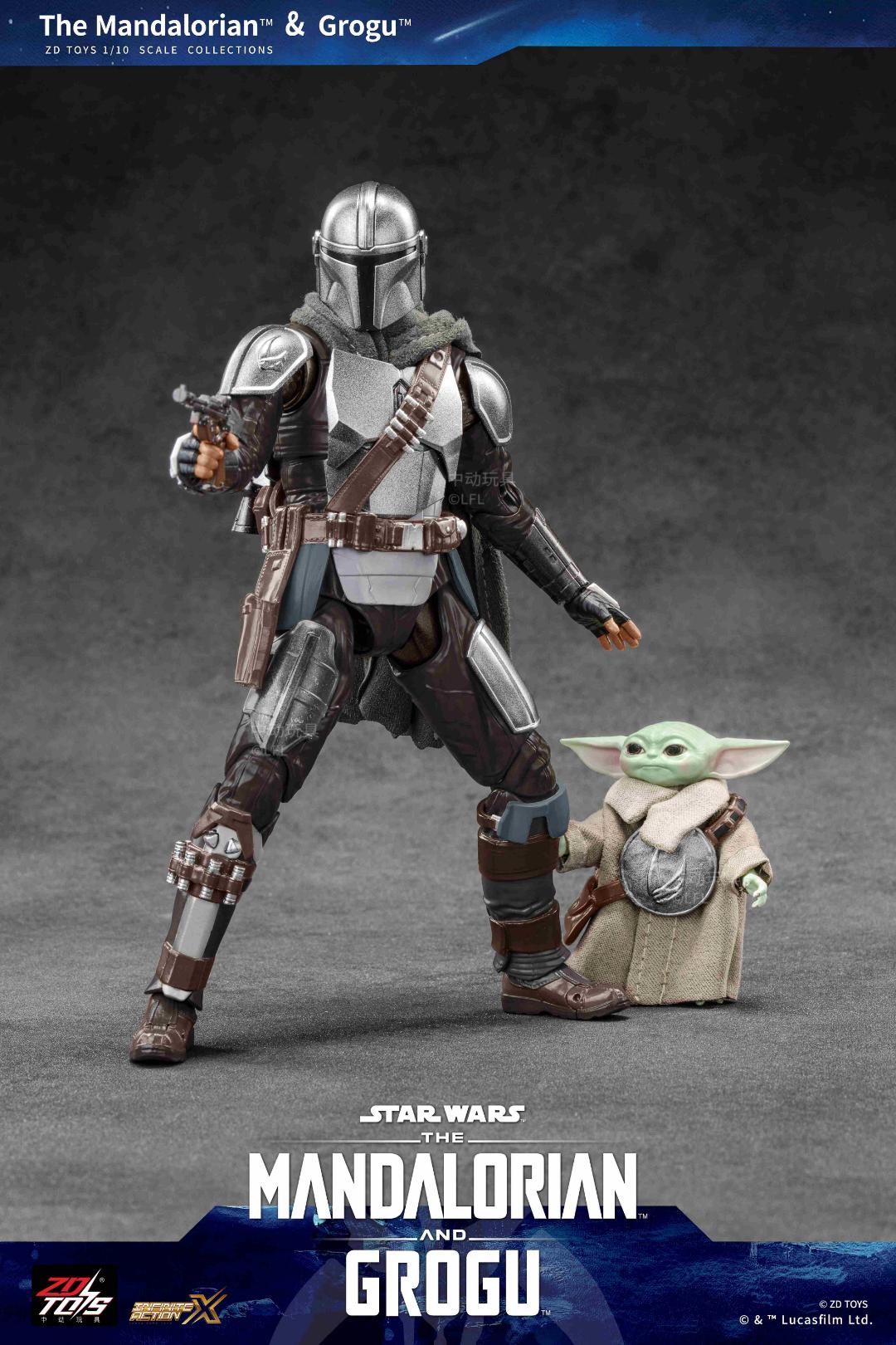 スター・ウォーズ アクションフィギュア マンダロリアン&グローグーの画像