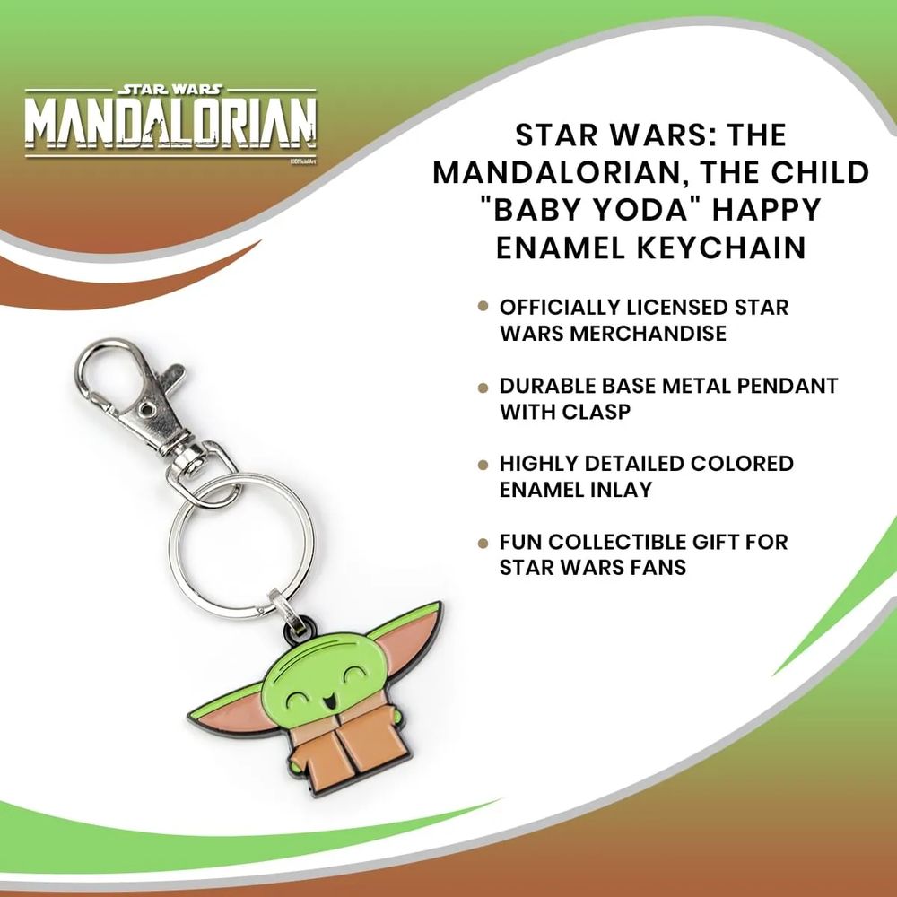 スター・ウォーズ マンダロリアン グローグー メタルキーホルダーの画像