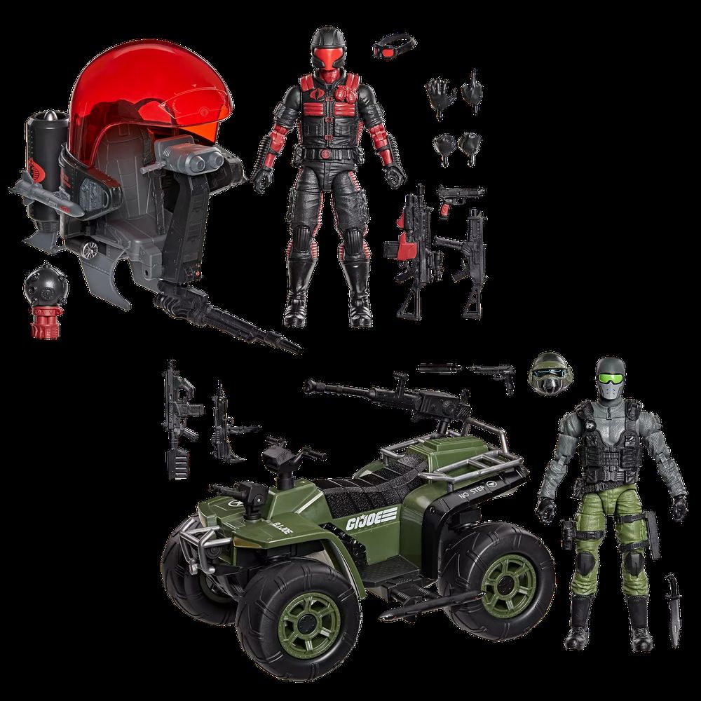 G.I. Joe Classified Series Snake Eyes Varmint ATV Stealth Viper Cobra Stealth Flight Pod(218)の画像