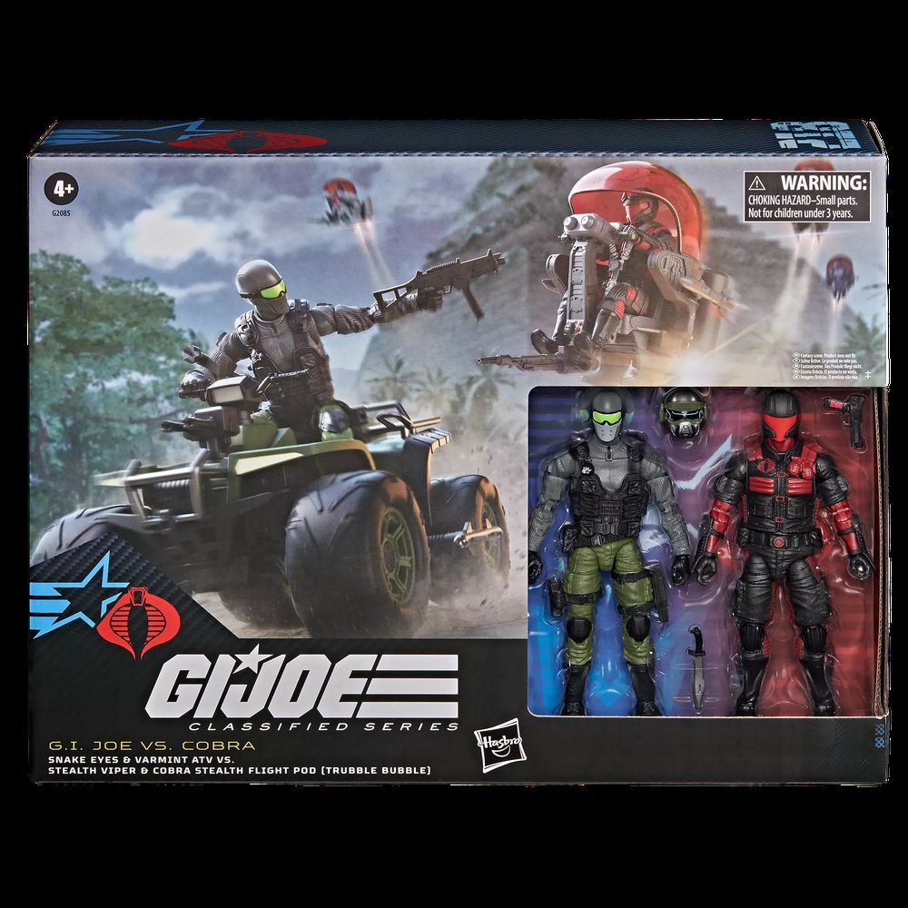G.I. Joe Classified Series Snake Eyes Varmint ATV Stealth Viper Cobra Stealth Flight Pod(218)の画像
