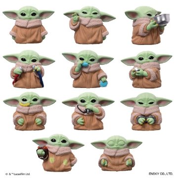 【BOX販売】 スター・ウォーズ マンダロリアン グローグー ソフビパペットマスコット 11個セットの画像
