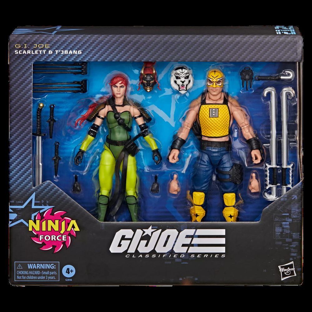 G.I. Joe Classified Series Ninja Force Scarlett and T'Jbang(212)の画像