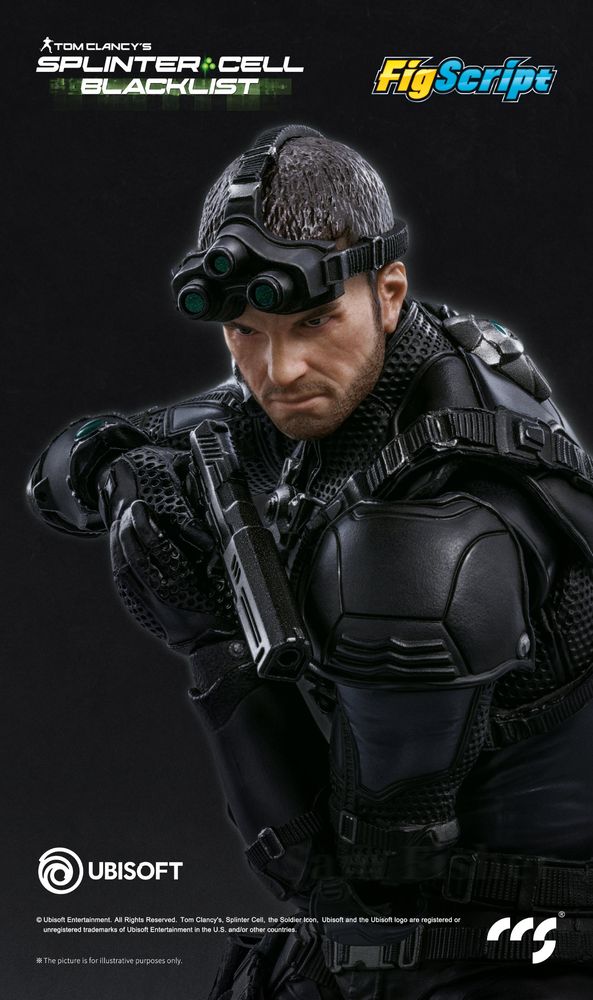 CCSTOYS FigScriptシリーズ Splinter Cell(スプリンターセル) Sam Fisher(サム・フィッシャー) 1/12スケール可動フィギュアの画像