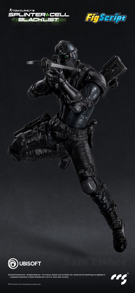 CCSTOYS FigScriptシリーズ Splinter Cell(スプリンターセル) Sam Fisher(サム・フィッシャー) 1/12スケール可動フィギュアの画像