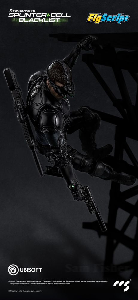 CCSTOYS FigScriptシリーズ Splinter Cell(スプリンターセル) Sam Fisher(サム・フィッシャー) 1/12スケール可動フィギュアの画像