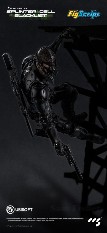 CCSTOYS FigScriptシリーズ Splinter Cell(スプリンターセル) Sam Fisher(サム・フィッシャー) 1/12スケール可動フィギュアの画像