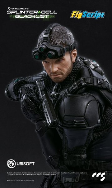 CCSTOYS FigScriptシリーズ Splinter Cell(スプリンターセル) Sam Fisher(サム・フィッシャー) 1/12スケール可動フィギュアの画像